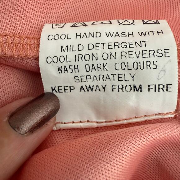 TOBI Womens Front Ruffle Adjustable Spaghetti Strap Scoop Neck Pink Dress Small - Picture 9 of 10